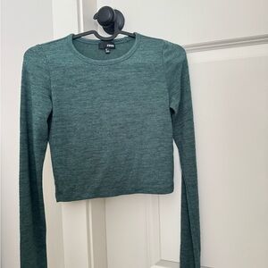 PINK Victoria's Secret Teal Long Sleeve Top